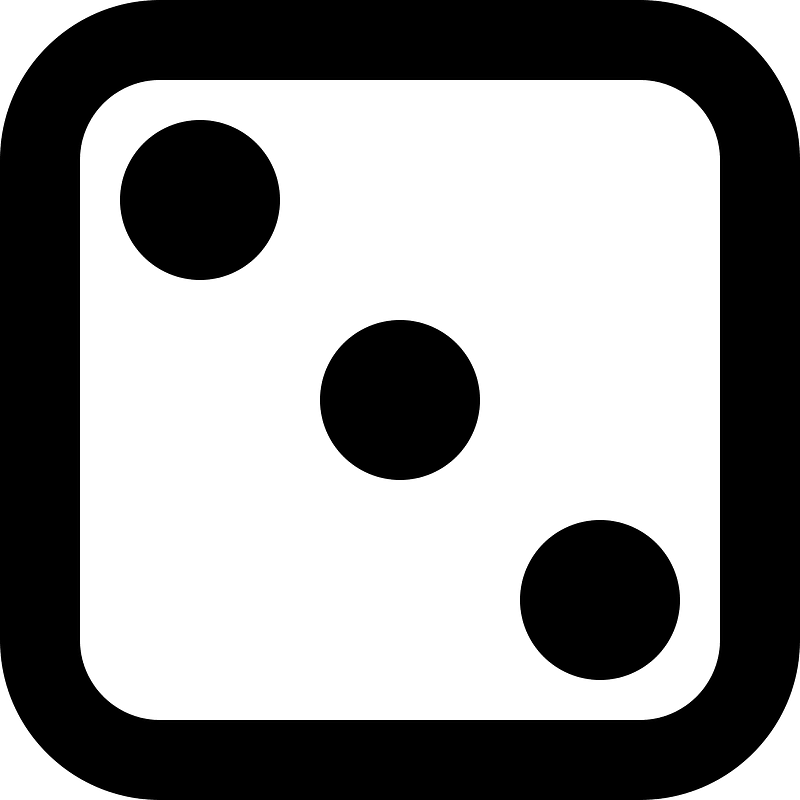 Dice icon. Free download transparent .PNG Creazilla