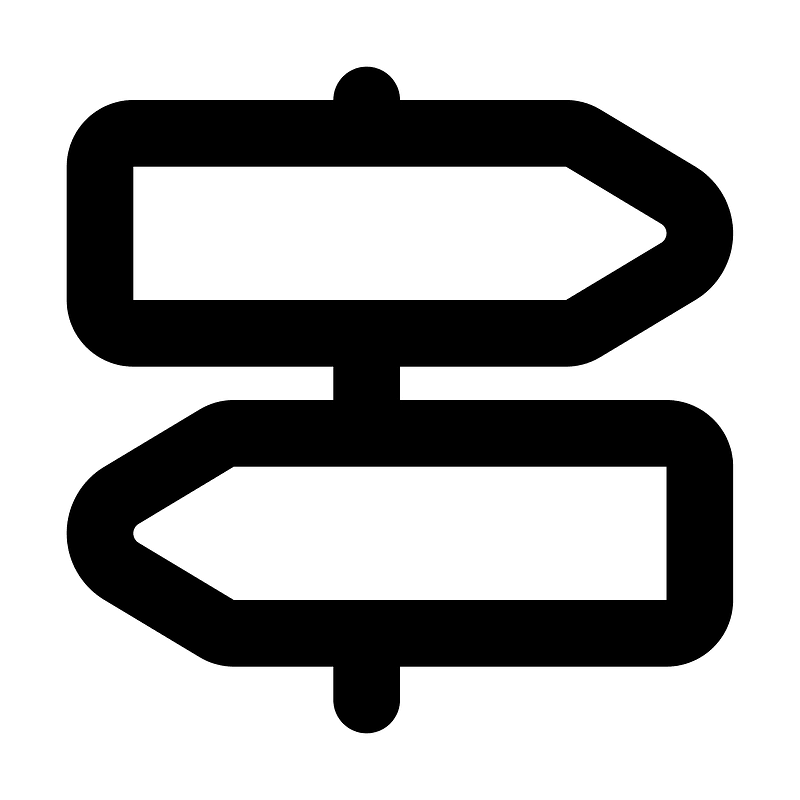 Directions icon. Free download transparent .PNG | Creazilla