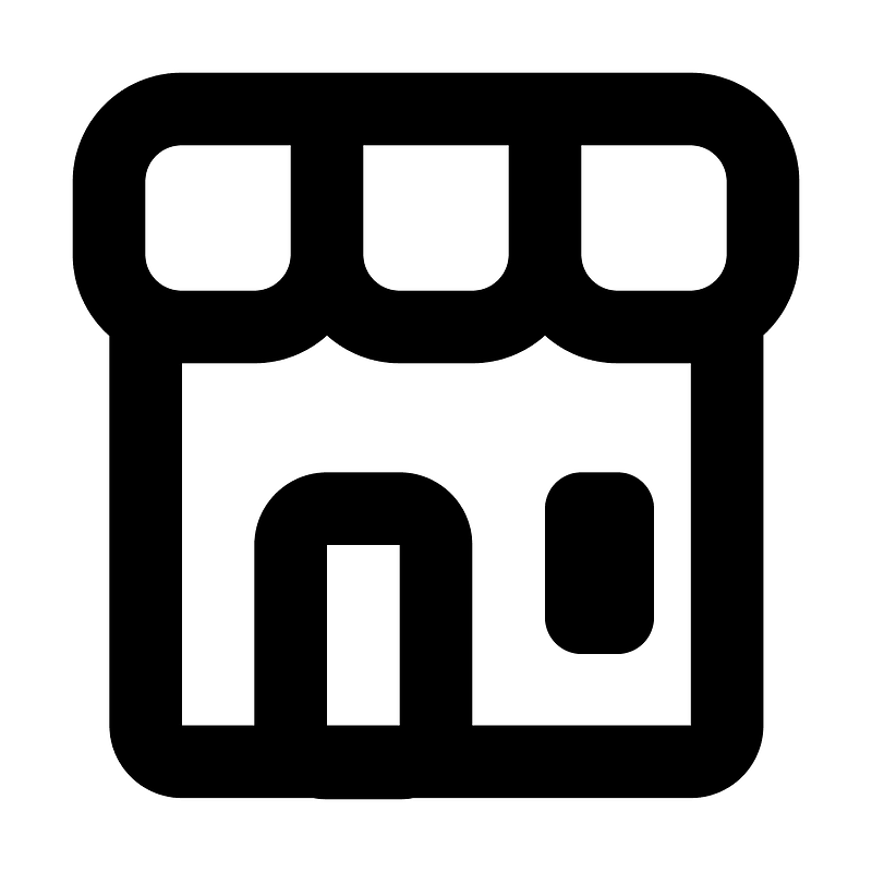 Store icon. Free download transparent .PNG Creazilla