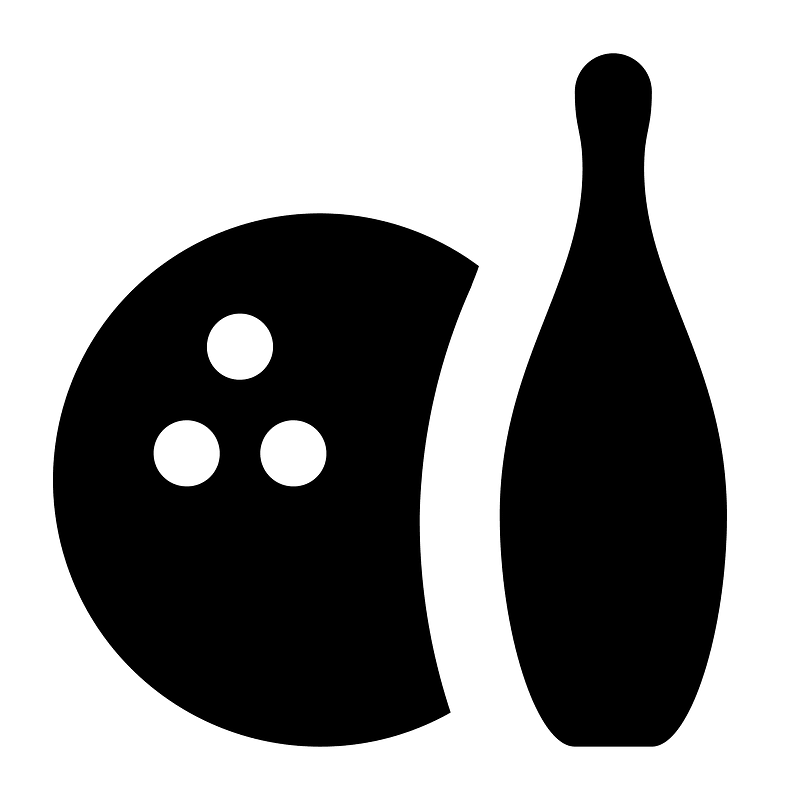 Bowlingalley icon. Free download transparent .PNG Creazilla