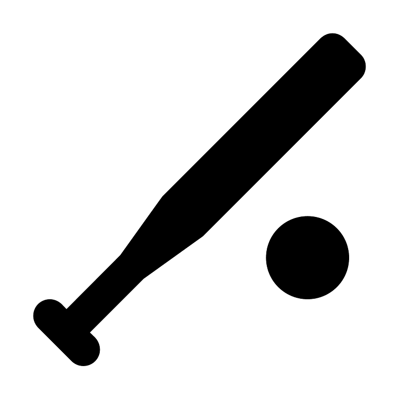 Baseball-bat icon. Free download transparent .PNG | Creazilla