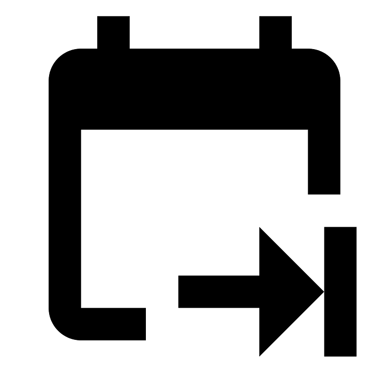 Calendarend icon. Free download transparent .PNG Creazilla