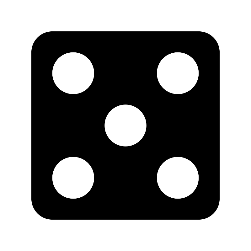 Dice icon. Free download transparent .PNG Creazilla