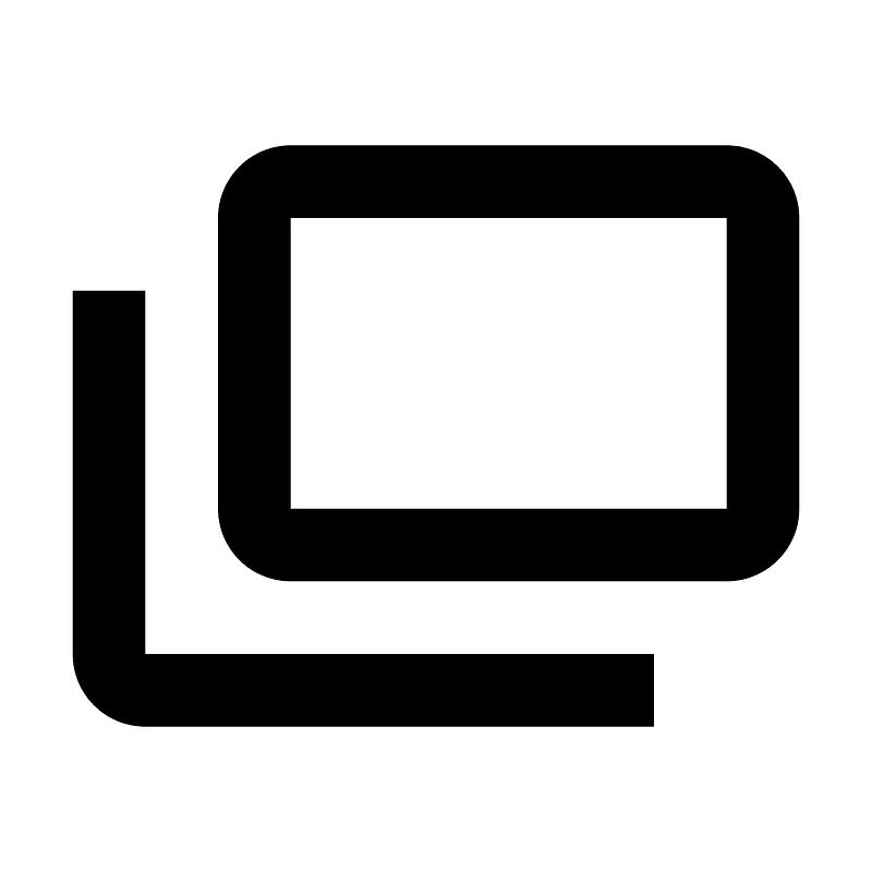 Dockwindow icon. Free download transparent .PNG Creazilla