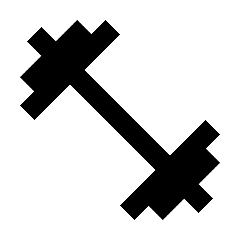 Dumbbell icon. Free download transparent .PNG Creazilla