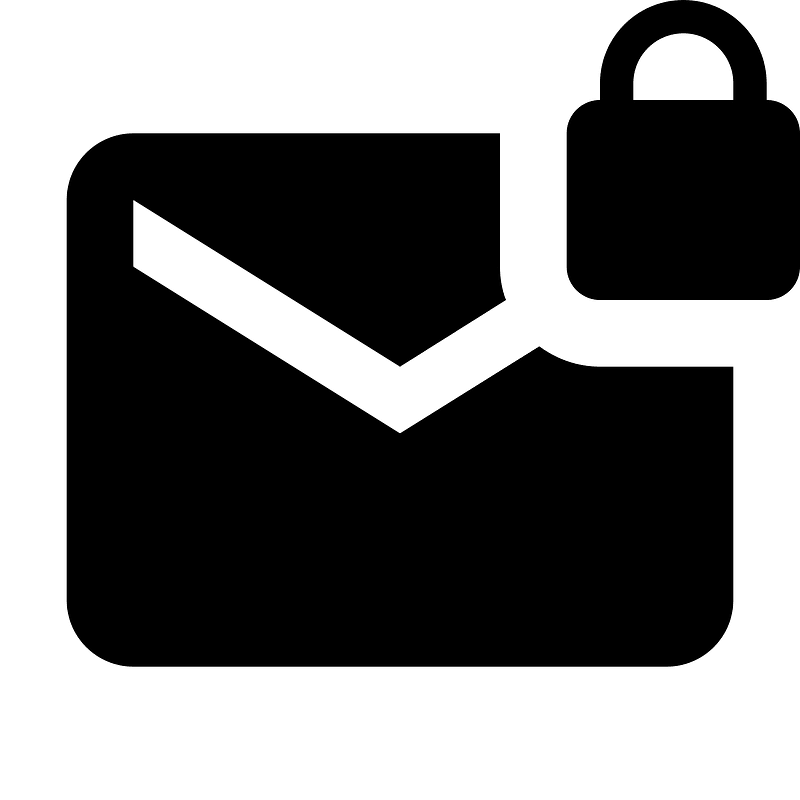 Emaillock icon. Free download transparent .PNG Creazilla