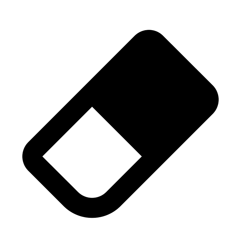 Eraser icon. Free download transparent .PNG Creazilla