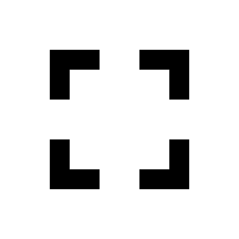 Fullscreen icon. Free download transparent .PNG Creazilla