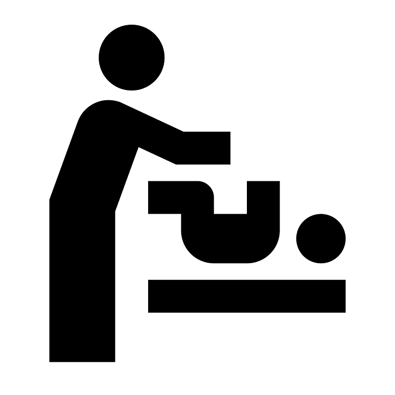 Humanbabychangingtable icon. Free download transparent .PNG Creazilla