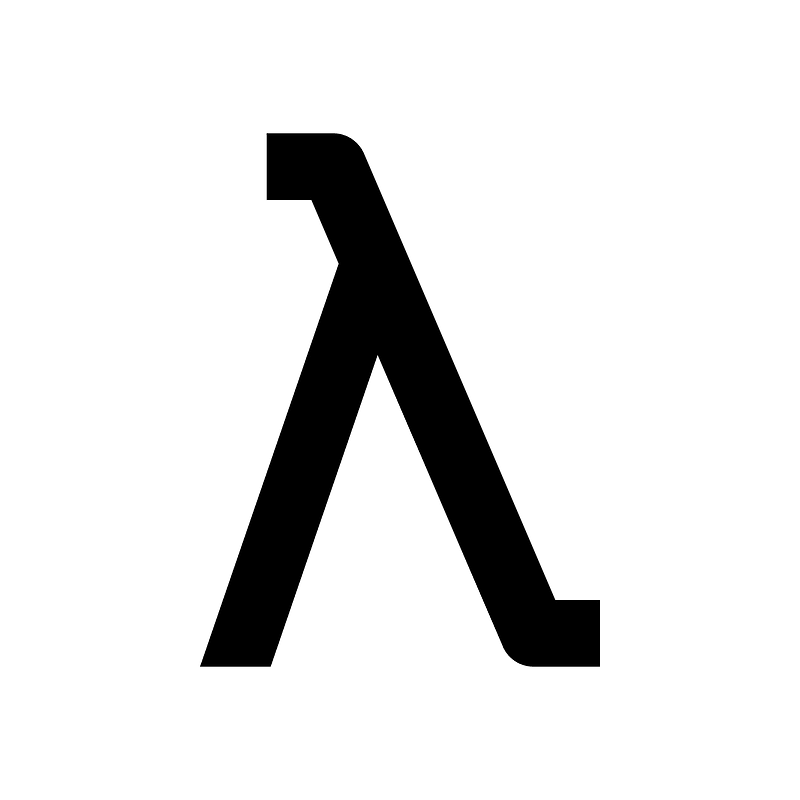 Lambda icon. Free download transparent .PNG | Creazilla
