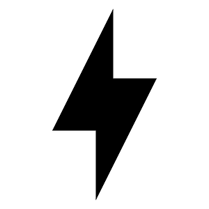 Lightning-bolt icon. Free download transparent .PNG | Creazilla