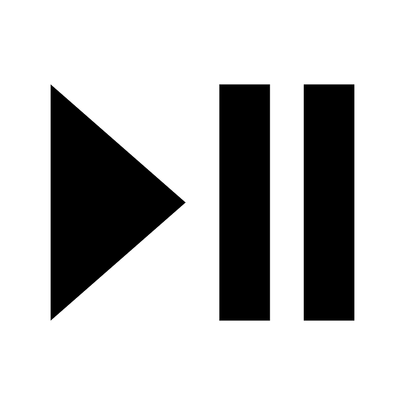 Play-pause icon. Free download transparent .PNG | Creazilla