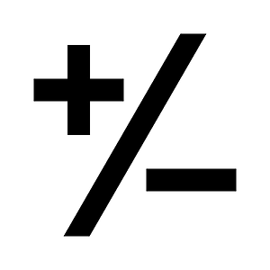 Plus-minus-variant icon. Free download transparent .PNG | Creazilla image.