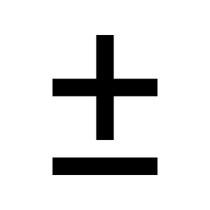 Plus-minus icon. Free download transparent .PNG | Creazilla