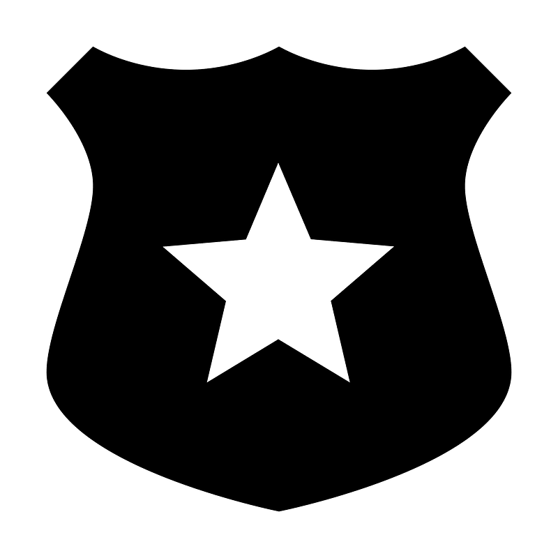 Policebadge icon. Free download transparent .PNG Creazilla