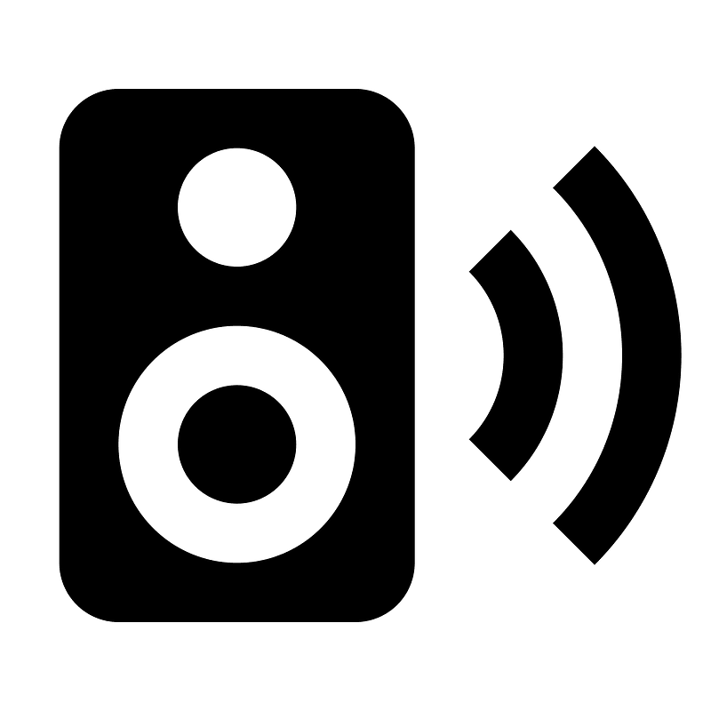 Speakerwireless icon. Free download transparent .PNG Creazilla