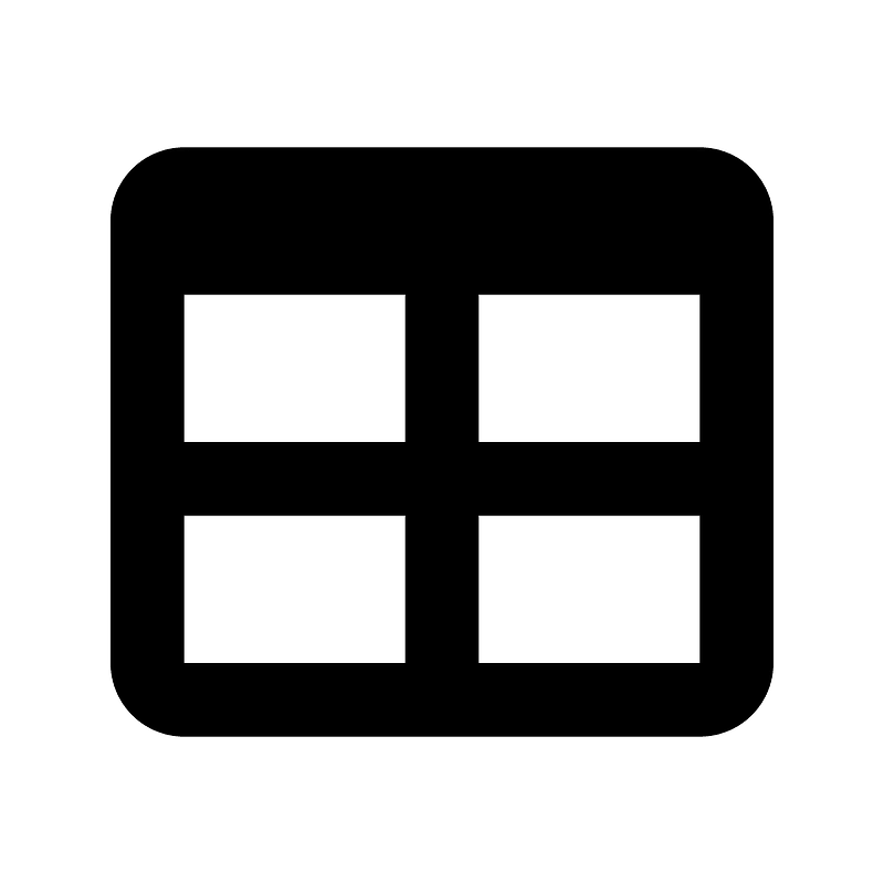 Table icon. Free download transparent .PNG | Creazilla