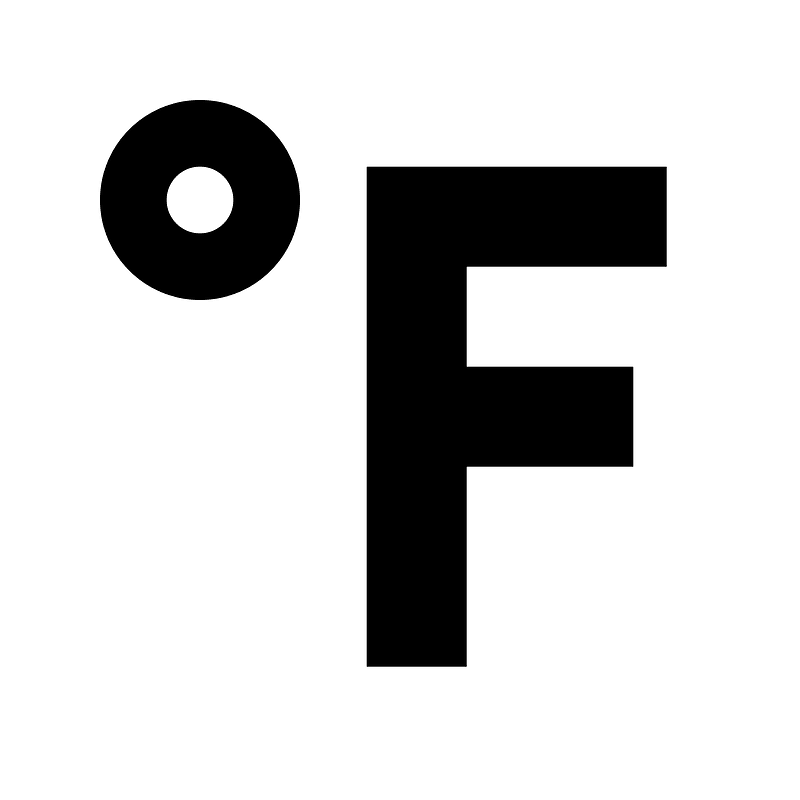 Temperaturefahrenheit icon. Free download transparent .PNG Creazilla