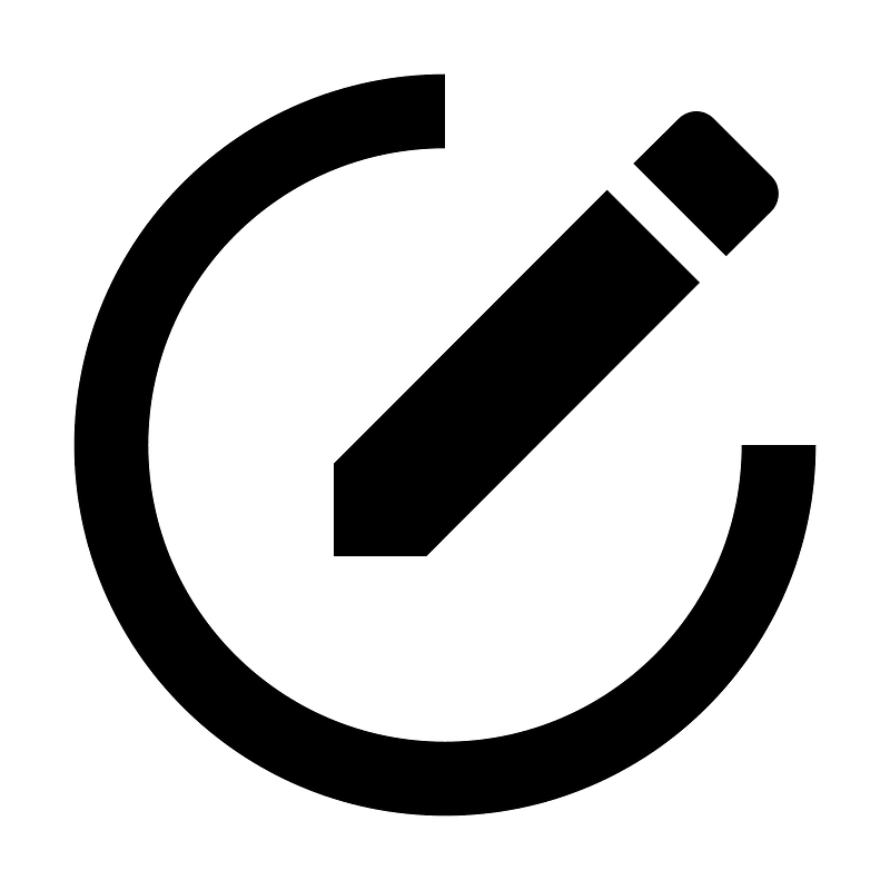 Circle-edit icon. Free download transparent .PNG | Creazilla