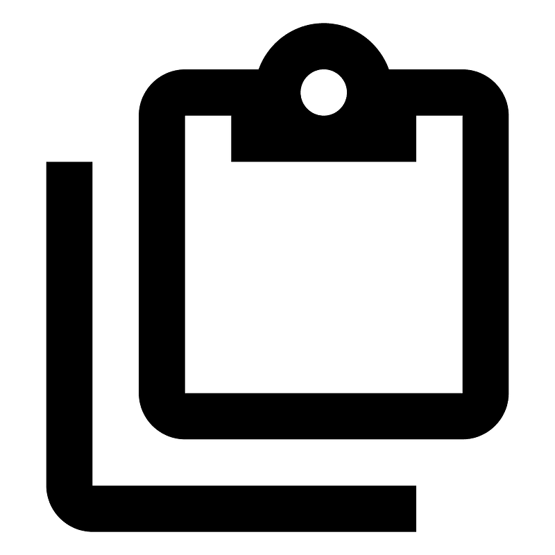 Clipboardmultiple icon. Free download transparent .PNG Creazilla