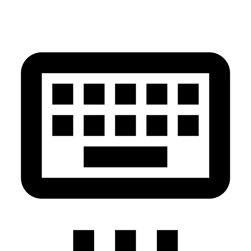 Keyboardsettings icon. Free download transparent .PNG Creazilla