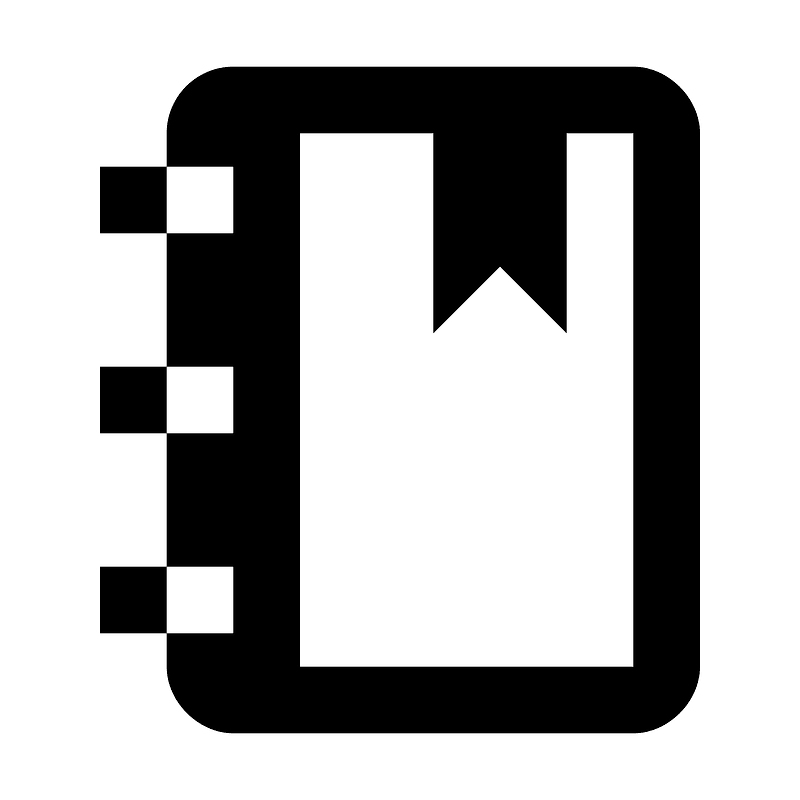 Notebook icon. Free download transparent .PNG Creazilla