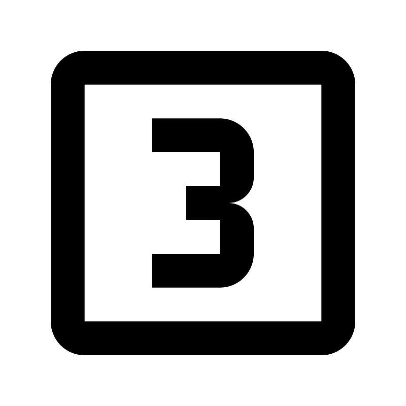 Numeric 3. Выглядит иконка. иконки 96х96. иконка кажется. numeric icon.