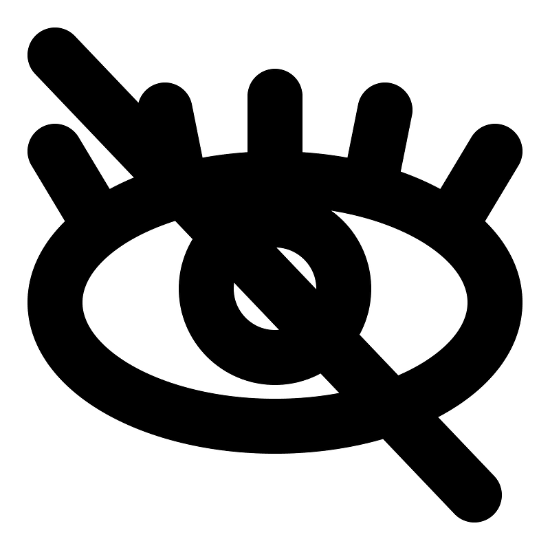 Eyeoff icon. Free download transparent .PNG Creazilla