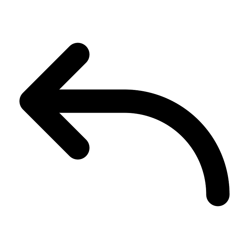 Arrow-bend-up-left icon. Free download transparent .PNG | Creazilla