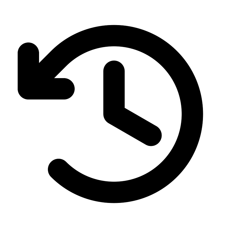 Clockcounterclockwise icon. Free download transparent .PNG Creazilla