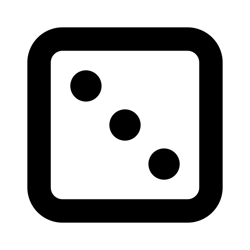 Dicethree icon. Free download transparent .PNG Creazilla