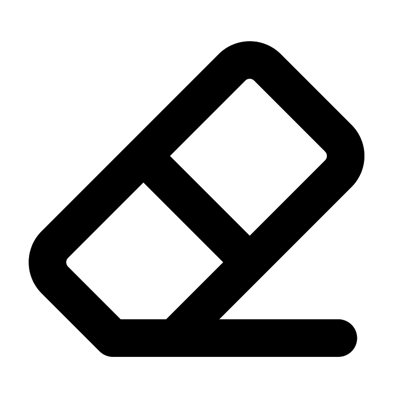 Eraser icon. Free download transparent .PNG Creazilla