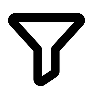 Funnel icon. Free download transparent .PNG | Creazilla