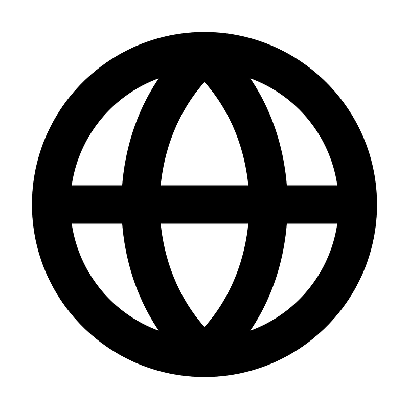 Globe-simple icon. Free download transparent .PNG | Creazilla