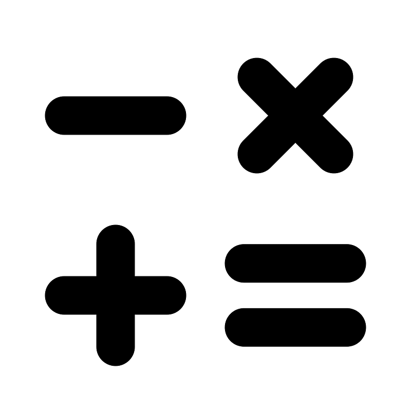 Math-operations icon. Free download transparent .PNG | Creazilla