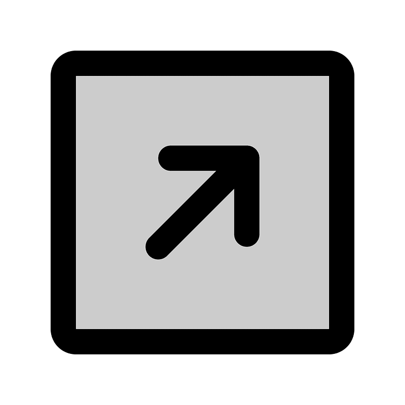 Arrowsquareupright icon. Free download transparent .PNG Creazilla