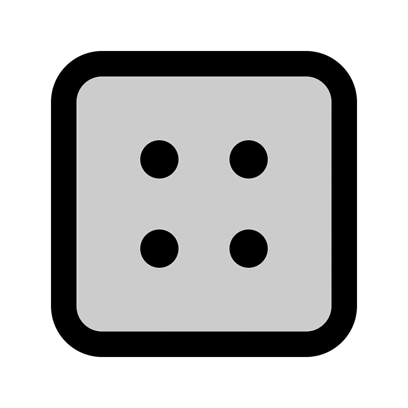 Dicefour icon. Free download transparent .PNG Creazilla