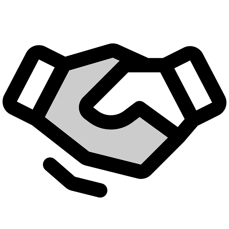 Handshake icon. Free download transparent .PNG Creazilla