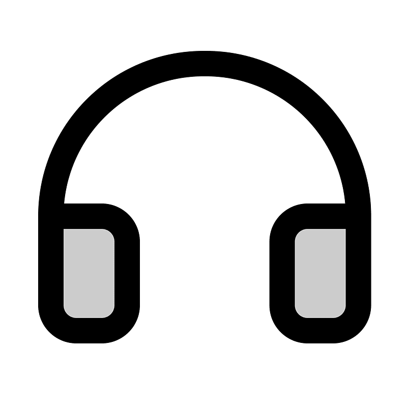 Headphones icon. Free download transparent .PNG Creazilla