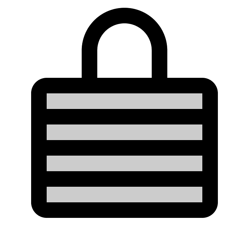 Locklaminated icon. Free download transparent .PNG Creazilla