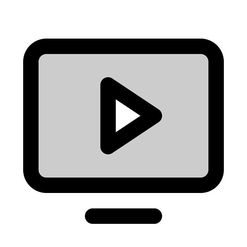 Monitorplay icon. Free download transparent .PNG Creazilla