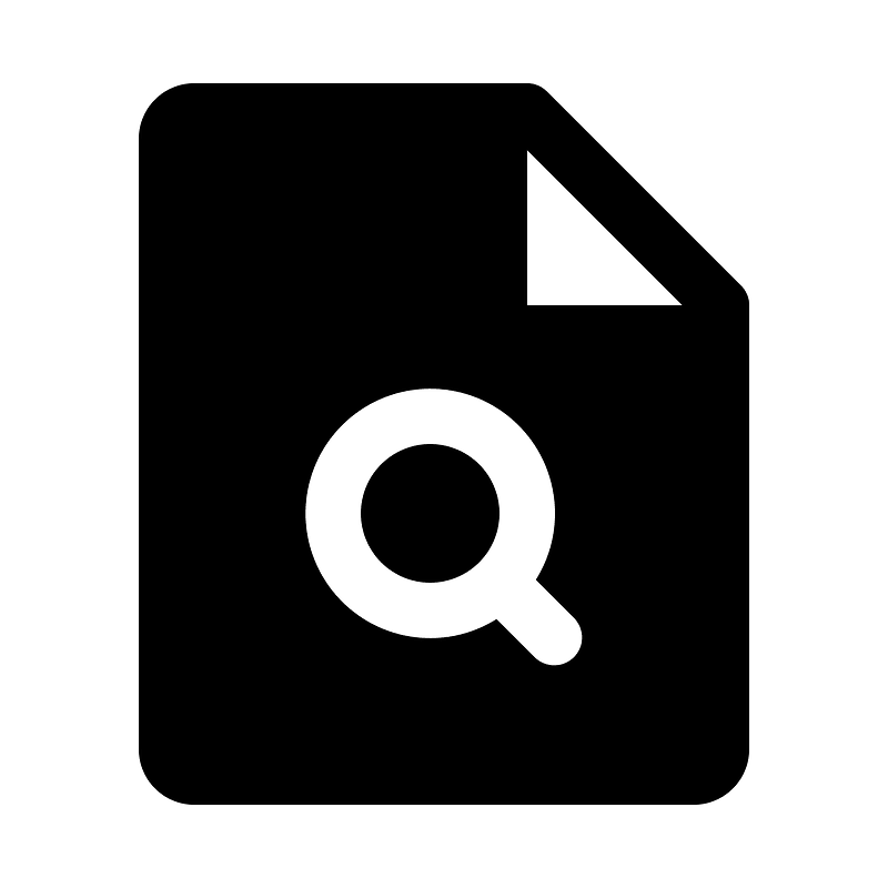 File-search icon. Free download transparent .PNG | Creazilla