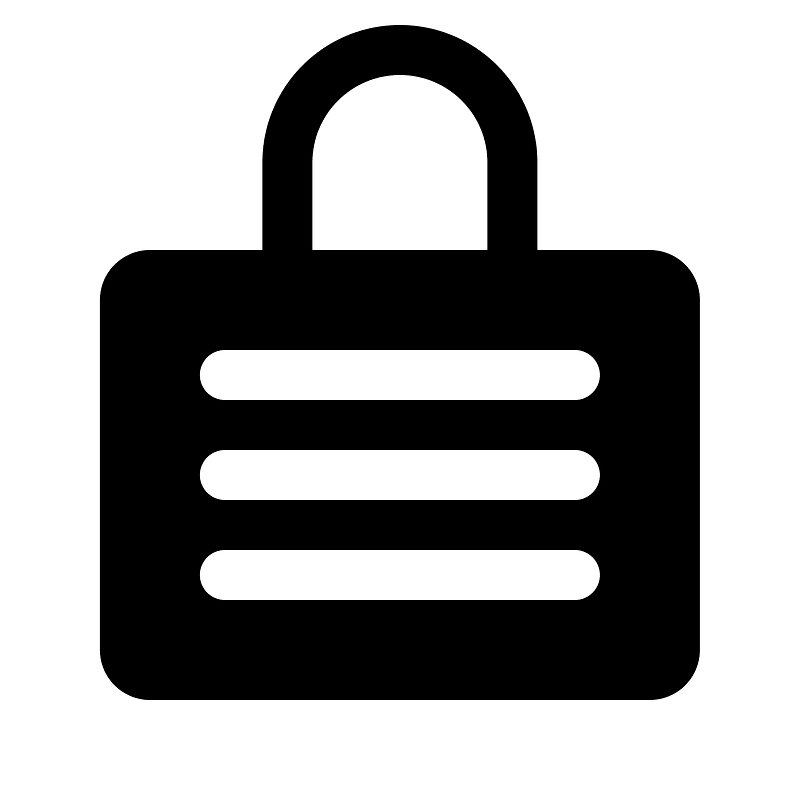 Locklaminated icon. Free download transparent .PNG Creazilla