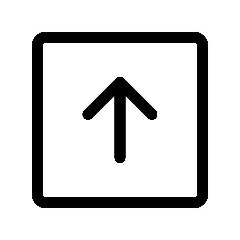 Arrowsquareup icon. Free download transparent .PNG Creazilla