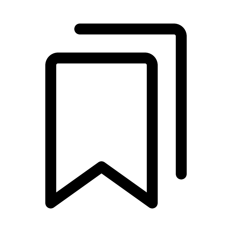 Bookmarks icon. Free download transparent .PNG Creazilla