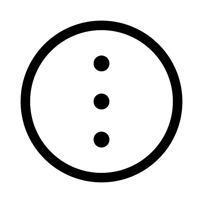 Dots-three-circle-vertical icon. Free download transparent .PNG | Creazilla