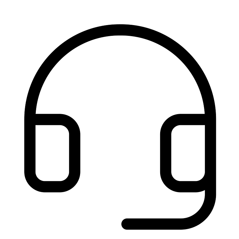 Headset icon. Free download transparent .PNG Creazilla