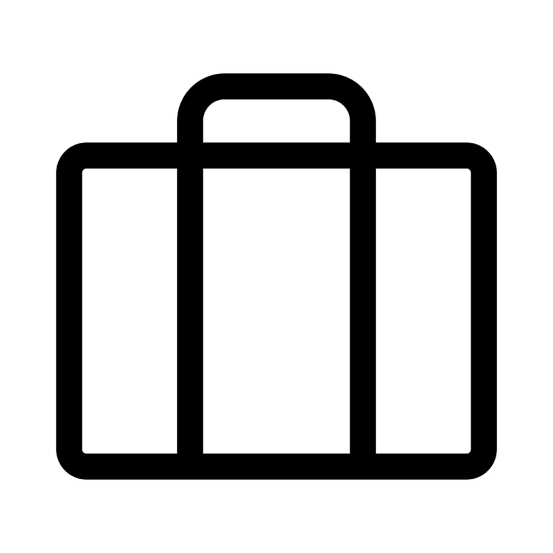 Suitcase icon. Free download transparent .PNG Creazilla