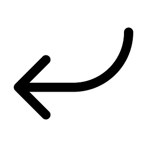 Arrow-bend-left-down icon. Free download transparent .PNG | Creazilla