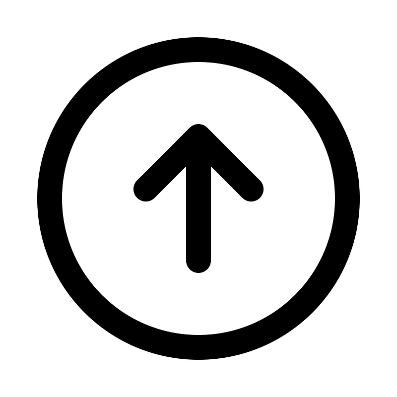 Arrowcircleup icon. Free download transparent .PNG Creazilla